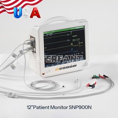 12″ Patient Monitor ICU CCU Vital Sign For Hospital ECG NIBP RESP TEMP SPO2 PR