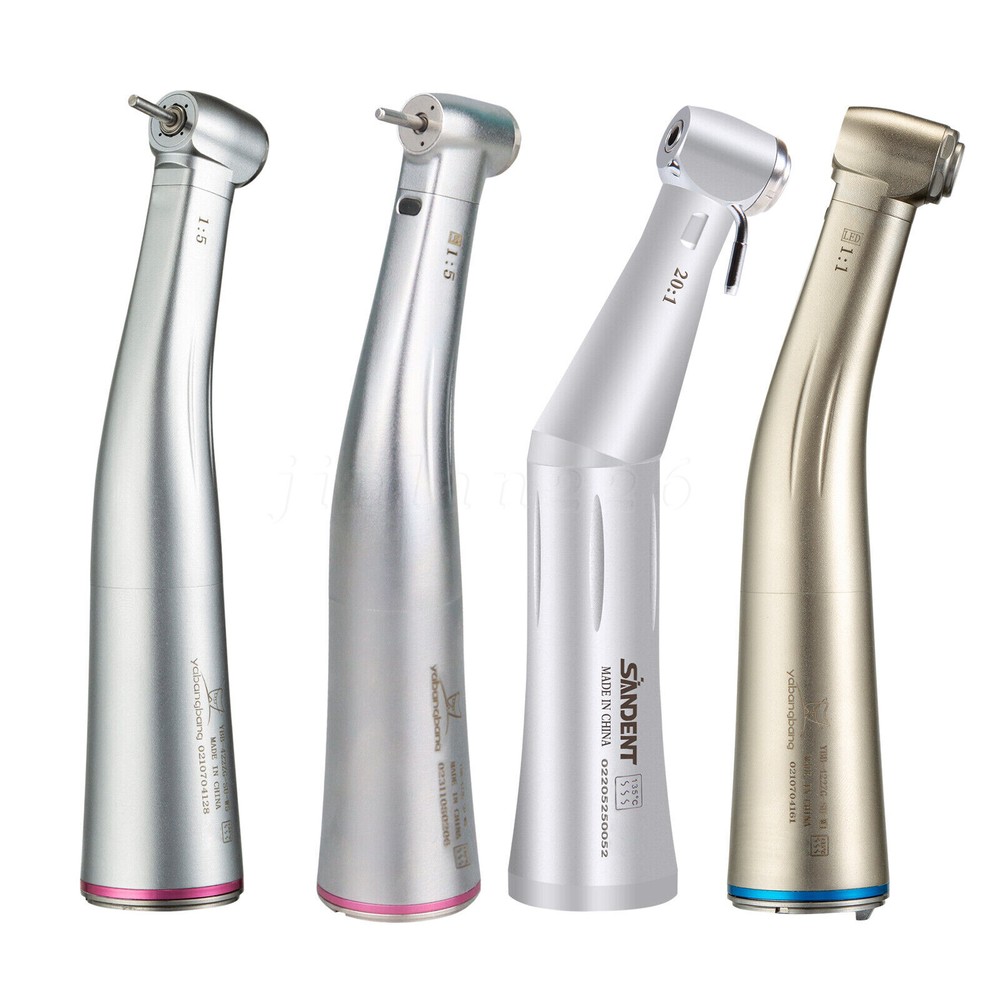 NSK Estilo Dental 20:1 1:5 1:1 LED Contra Angulo Baja Velocidad Pieza de Mano US