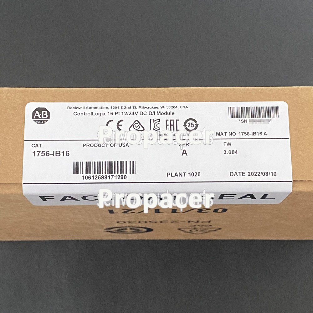 AB 1756-IB16 ControlLogix Input Module Ser A 1756IB16 New Factory Sealed 2022