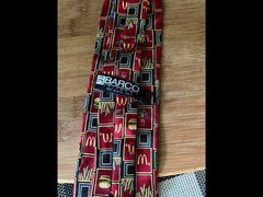 McDonald’s Necktie Gold Blue Red Brown Ascot Tie Scarf, Barco Uniform Accessori