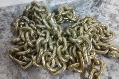 Peerless H3240-6220 1/2 In Trade Size 70 Grade 20 Ft L Straight Chain w/Hooks