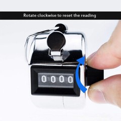 2Packs Portable 4 Digit Hand Held Number Click Golf Counter Tally Recorder USA