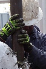 NEW X-Large Ringers Gloves 297-11 Roughneck Hi-Vis Cut Resistant Impact Gloves