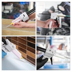 4:1/10:1 50ML Ratio Dispensing Gun kit Dental Impression Mixing Dispenser Gun