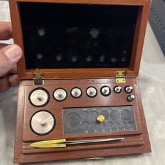 Christian Becker Brass Calibration Scale Weights Triple Beam Balance Incomplete