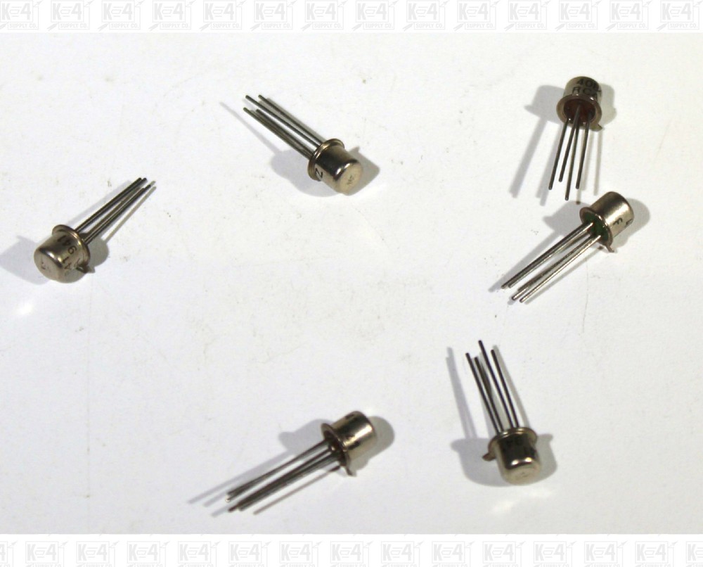 Lot Of 6 RCA 40841 Vintage Metal Can Transistors