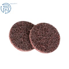 50Pcs 2Inch Medium Surface Conditioning Discs Roll Lock Grinder Sanding Pads
