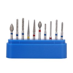 5 Pack AZ Dental Diamond Burs FG-112 Crown Preparation Anterior teeth kit USA