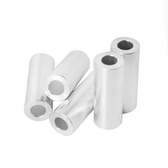 Aluminum Spacer 3/4 OD x 0.40 ID x Choose Your Length, Round Spacer Unthreade…