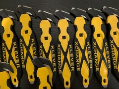 35 Pc Klever Xchange box cutters, box opener, carton cutter Made in USA