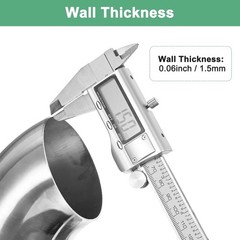 1.5 Inch 90 Degree Mandrel Bend Elbow, Thicke Size: 1.5 InchNumber of Items: 1