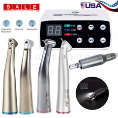 Dental Electric LED Brushless Micro Motor/1:5 1:1 Increasing Fiber Handpiece