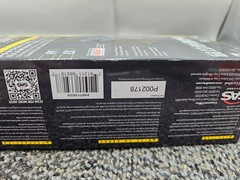 (QTY 200) SAS Raven 66518 Black Nitrile Gloves Powder Free 7mil Large