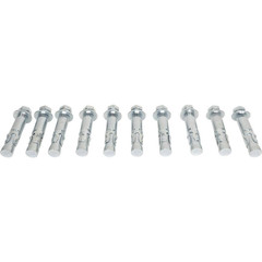Standard Anchor Bolt Kit with Fasteners for 2 Post Car Lifts with up to 10000 Lb