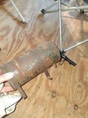 Briggs and stratton fuel tank. Round. Antique briggs