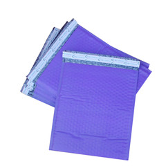 AirnDefense Any Size Purple Poly Bubble Mailer Plastic Shipping Padded Envelopes