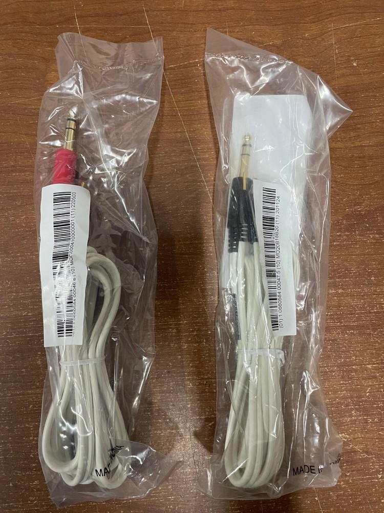 Dynatronics Stereo 2 Pin Leadwire Red and Black