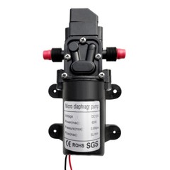 DC12V 100PSI 5L/Min 60W Electric Diaphragm Water Pump Self Priming High Pressure