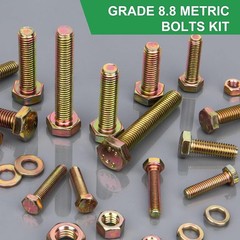 Complete 907pc Grade 8.8 Alloy Steel Bolt Set – Organized Tool Box Included