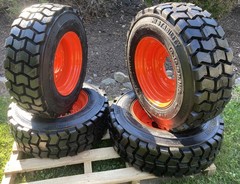 1 or 4-10-16.5 SKS-4 Lifemaster Style Skid Steer Tires/Rims for Bobcat-10X16.5