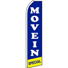 Move In Special 2 1/2 ft X 11 1/2 ft Swooper Flag