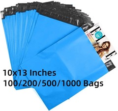 Fashion Poly Mailers 10×13 Blue 2.5Mil – 100/500 Pcs Self Seal Shipping Bags US