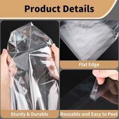 Acid Free 11×14 Art Sleeves Clear Plastic Paper Protectors 25 Pack Storage