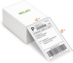 Genuine 4X6 Direct Thermal Shipping Label 500 Labels/1 Stacks, 4X6 Thermal Label