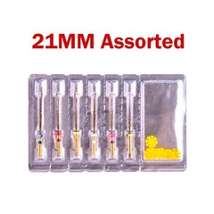 6PCs Dental Endo Rotary Files Endodontic Niti Files X-Pro Gold Taper 21/25/31MM