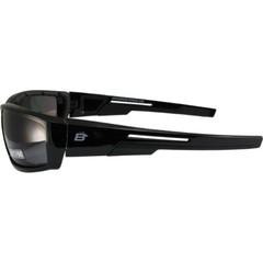 Birdz Eyewear Swoop Anti-Fog Padded Motorcycle Sunglasses Black Frame Smoke Lens
