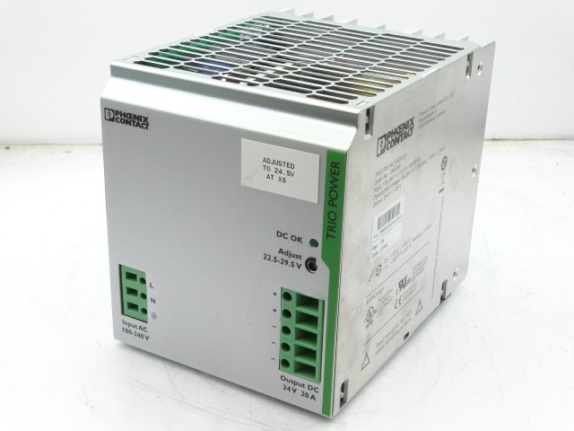 PHOENIX CONTACT TRIO-PS/1AC/24DC/20 POWER SUPPLY USED (488077393 – )