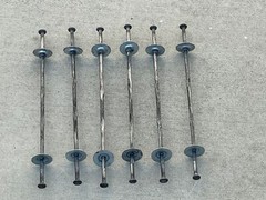 Sandbaggy 8″ x 1 ⅝” Standard Snap Ties for Concrete Forms – 1″ Cup Loose Washer