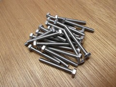 (Qty.25) M6-1.0 X 50MM Hex Head Cap Screw Bolt Grade A2-70 Stainless SS