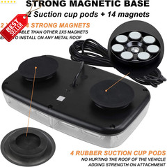 48LED Roof Top Strobe Lights, High Visibility Emergency Safety Warning Light