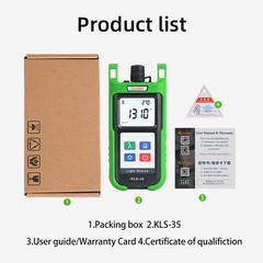 Komshine Fiber Light Source KLS-35 1310/1550nm +KPM-35-A Optical Power Meter