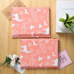 100 Pcs Christmas Poly Mailers 10×13 Inches, Reusable Mailing Envelopes for B…