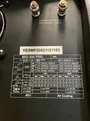 YESWELDER FIRSTESS MP200 WELDER (B42009372)