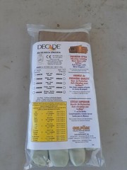 New DECADE Work Glove 49905W Right Hand XXL Full Finger w/ Wrist Support