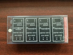 Astrodyne ASD705-12S12, 9-18VDC In, 12VDC Out, 7.5W DC/DC Converter FREE SHIP!!