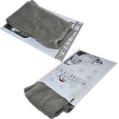 10×13 Merry Christmas from Santa Poly Mailers, Graphite Art Flat Self Seal Shir