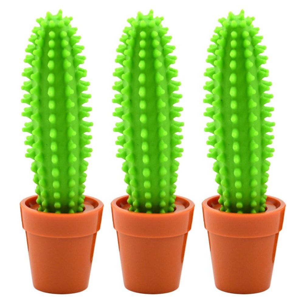 Cactus Pens, 3pcs Cactus Bonsai Shaped Pens Ballpoint Pens Stationery for Hom