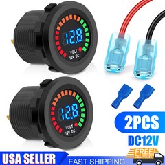 DC 12V Waterproof CAR Battery Meter Voltmeter LED Digital Display Voltage Gauge