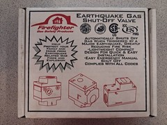 Little Firefighter NAGV-075 Seismic Earthquake Gas Shutoff Valve 90 Degree 3/4