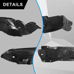 1 Pair Wheel Fender Liner Compatible with Honda Accord Sedan 2013 2014 2015