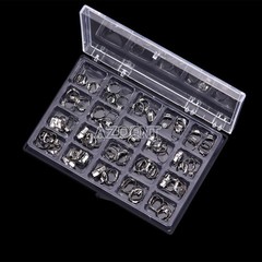 AZDENT Dental Ortho Bands with Buccal Tubes Non-Conv 1st Molar MBT 022″ 16#-35#