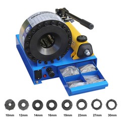 1/8-1inch Pro Hydraulic Hose Crimper Kit With Molds Hydraulic Crimping Machine