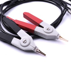 Kelvin LCR Test Tester Probe Lead Clip Cable With 4 BNC For LCR Meter Terminal