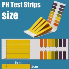1-14 pH Indicator Test Strips Laboratory Paper Litmus Tester Urine Saliva160-400