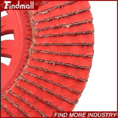 Findmall 10 PCS 4-1/2″ x 7/8″ 40 Grits Type 29 Ceramic Grain Flap Sanding Discs