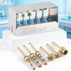 AZDENT Dental Diamond Burs Maxillary Sinus Llifting Surgery Drill Bone Shape Kit
